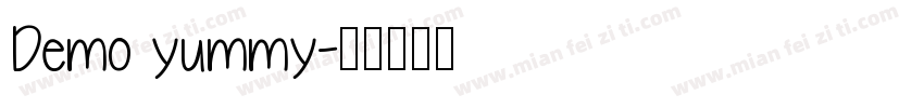 Demo yummy字体转换